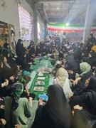 خدمت‌رسانی فرهنگی، تبلیغی، رفاهی و درمانی مبلغات و خادمان مدرسه علمیه حضرت ولی‌عصر(عج) به ۲۵۰۰ زائر اربعین