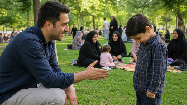 فرزند شما هم سلام نمی‌کند؟
