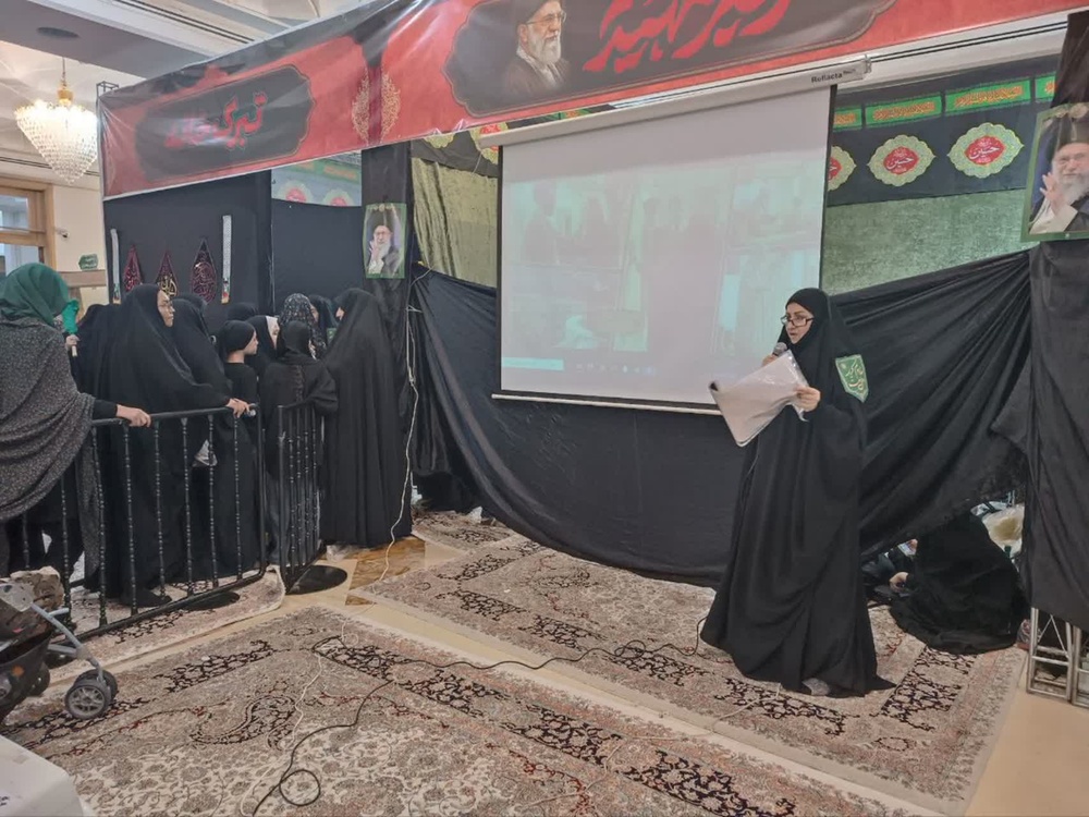 هر قدم، یک سلام؛ جلوههای خدمت طلاب مدرسه علمیه کریمه اهلبیت علیهاالسلام در موکب عمود یک حرم مطهر