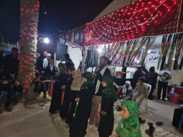 گزارش-تصویری فعالیت مبلغان حوزه علمیه خواهران هرمزگان در ایام اربعین