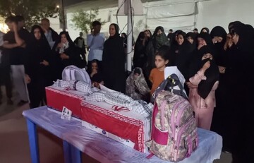 گزارش-تصویری فعالیت مبلغان حوزه علمیه خواهران هرمزگان در ایام اربعین