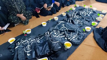 گزارش-تصویری فعالیت مبلغان حوزه علمیه خواهران هرمزگان در ایام اربعین