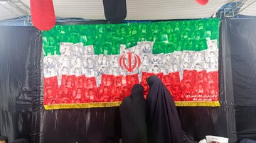گزارش-تصویری فعالیت مبلغان حوزه علمیه خواهران هرمزگان در ایام اربعین