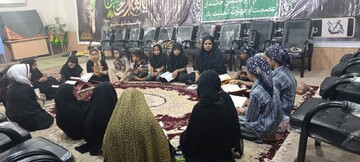 گزارش-تصویری فعالیت مبلغان حوزه علمیه خواهران هرمزگان در ایام اربعین