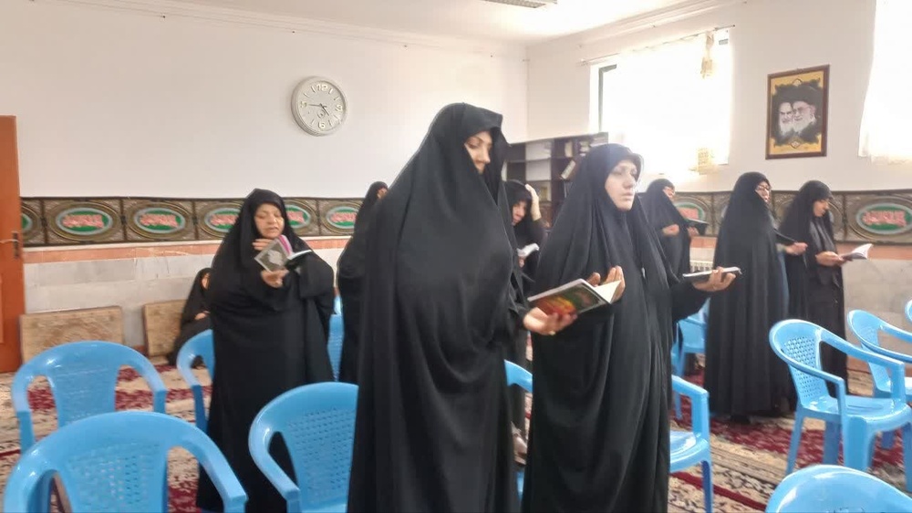 مراسم عزاداری پایانی ماه صفر مدارس علمیه خواهران استان کرمان