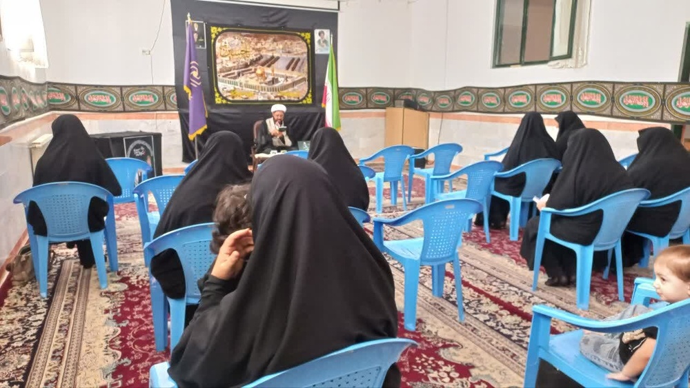 مراسم عزاداری پایانی ماه صفر مدارس علمیه خواهران استان کرمان