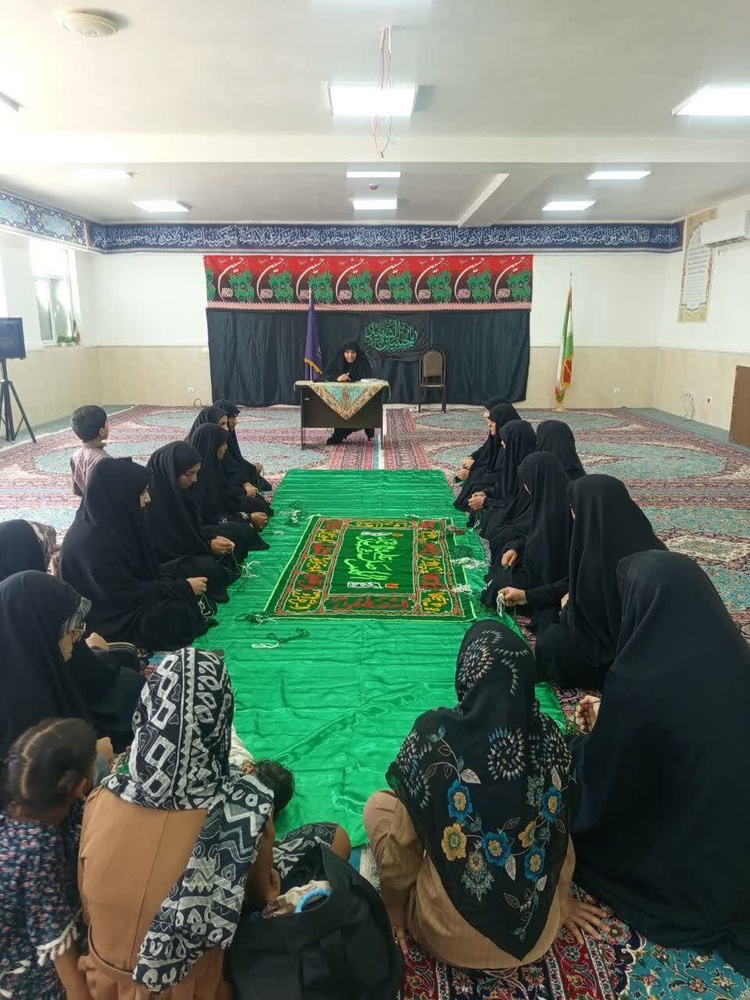 مراسم عزاداری پایانی ماه صفر مدارس علمیه خواهران استان کرمان