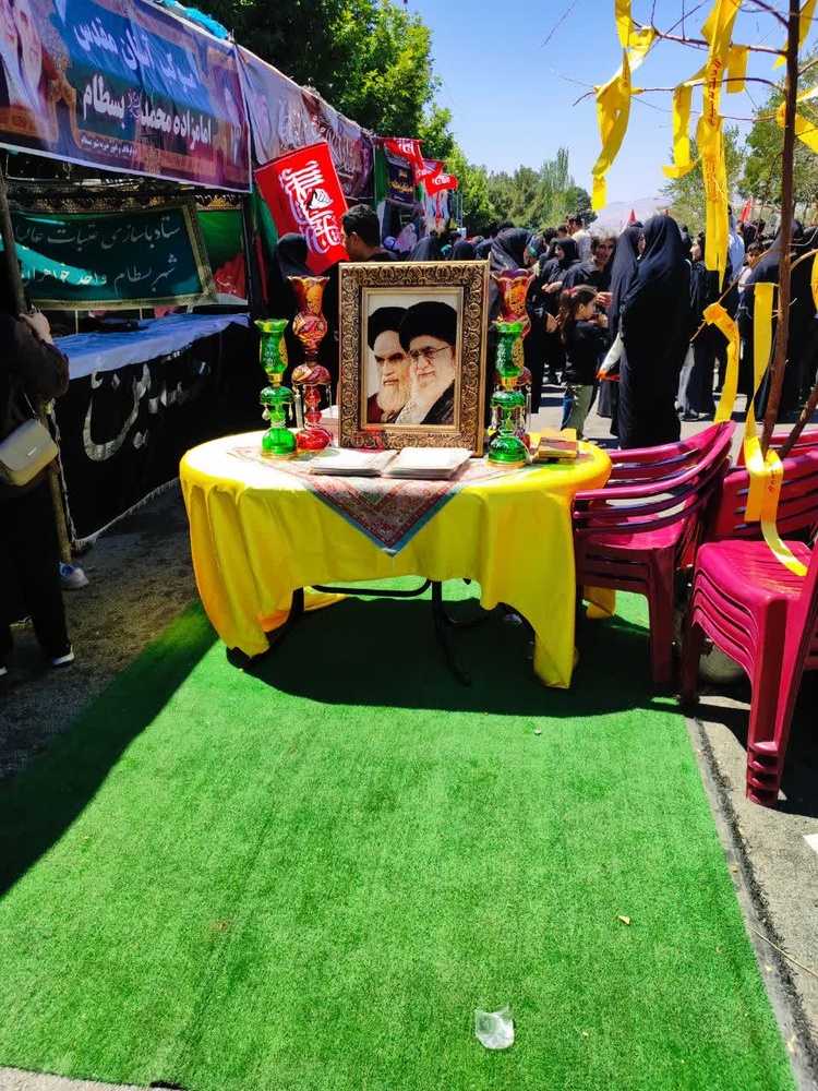 موکب فرهنگی مدرسه علمیه فاطمه بنت اسد (س) بسطام میزبان زائران اربعین حسینی شد