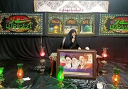 برگزاری مراسم عزاداری در حوزه علمیه داراب در ایام آخر ماه صفر