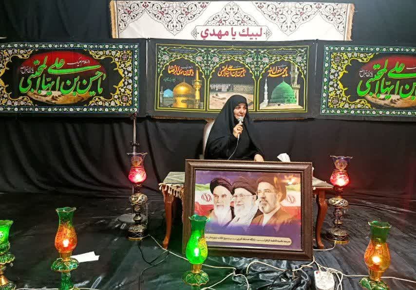 برگزاری مراسم عزاداری در حوزه علمیه داراب در ایام آخر ماه صفر
