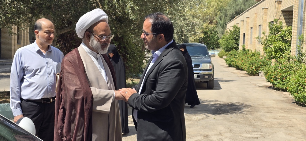 نشست مدیر حوزه علمیه خواهران استان یزد و رئیس صداوسیمای استان