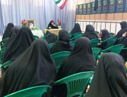 برگزاری مراسم چهلم رهبر شهید انقلاب اسلامی در مدرسه علمیه الزهرا (سلام الله علیها) کازرون