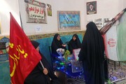 فعالیت طلاب مدرسه علمیه الزهرا(س) ماهان در برنامه قرار دوزادهم