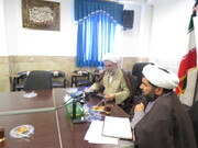 نشست و بررسی برنامه‌های بسیج طلاب حوزه علمیه خواهران استان قزوین