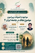 نشست مواجهه با تحولات پیرامون موضوع عفاف در جامعه ایران ۲» برگزار می‌شود