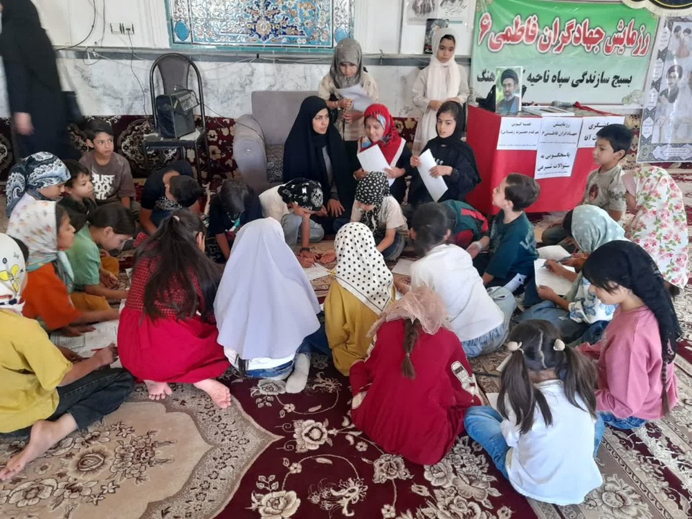 حضور گروه جهادی بسیج طلاب مطهره کبودرآهنگ در رزمایش جهادگران فاطمی ۶