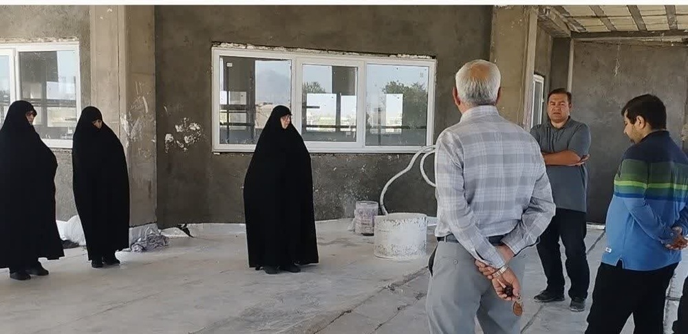 بازید مدیر حوزه علمیه خواهران استان کرمان از پروژه ساخت مدرسه علمیه فاطمیه بردسیر