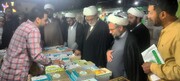 بازدید مدیر حوزه علمیه خراسان از غرفه مرکز نشر هاجر