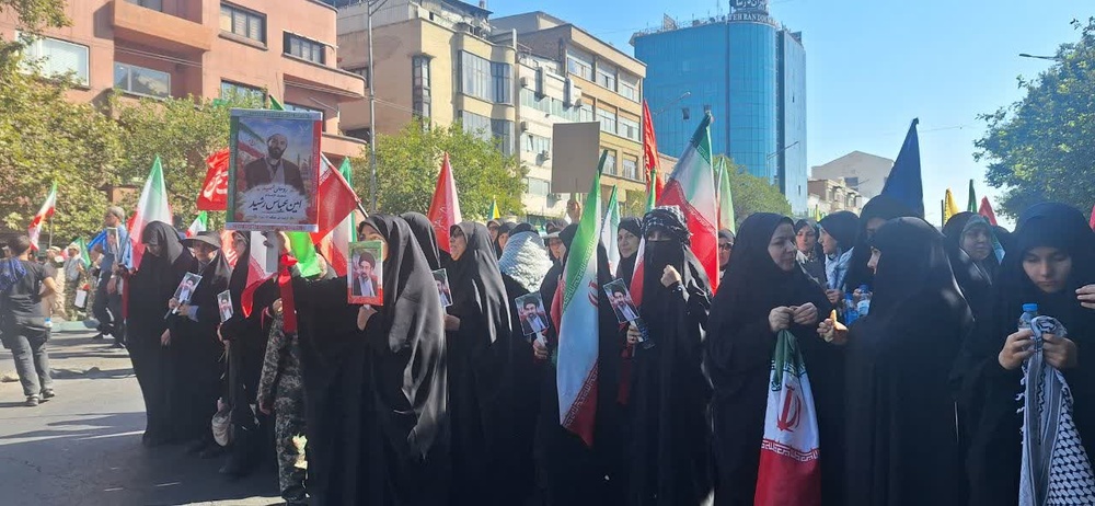 روایتی از حضور پرشور طلاب مدارس علمیه خواهران استان تهران در رزمایش بزرگ جان‌فدا