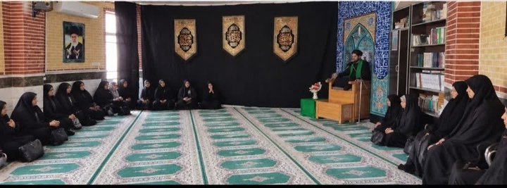 برگزاری سوگواره بانوی کرامت در مدرسه علمیه شهرستان دورود