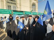 تصاویر/ حضور گسترده طلاب حوزه علمیه خواهران استان قزوین در رزمایش جان فدا
