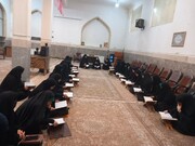 برگزاری جلسات هفتگی آموزش و تفسیر قرآن کریم در مدرسه علمیه فاطمیه خرم‌آباد