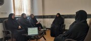 برگزاری آیین دیدار و تجلیل از بانوان شاغل در نیروی انتظامی در مدرسه علمیه پلدختر