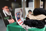 تصاویر/ تبرک عبای رهبر شهید انقلاب اسلامی در مرکز مدیریت حوزه‌های علمیه خواهران
