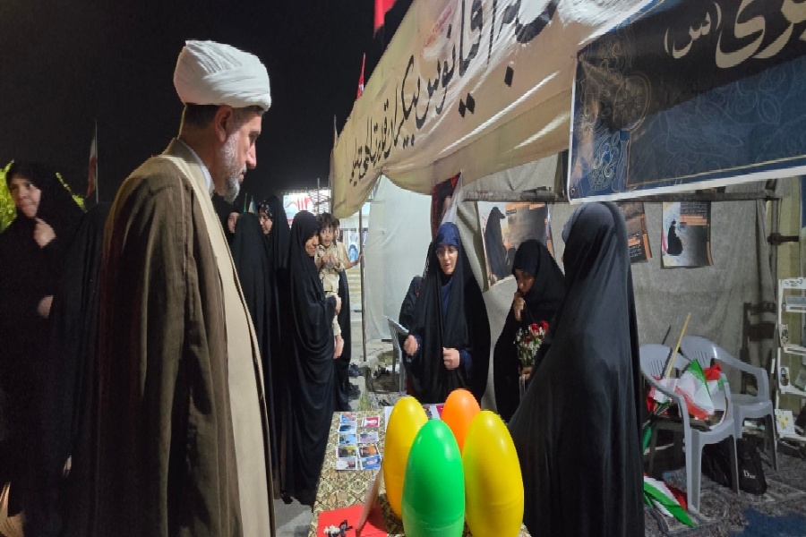 بازدید از موکب های استان یزد توسط  معاون فرهنگی حوزه‌های خواهران کشور