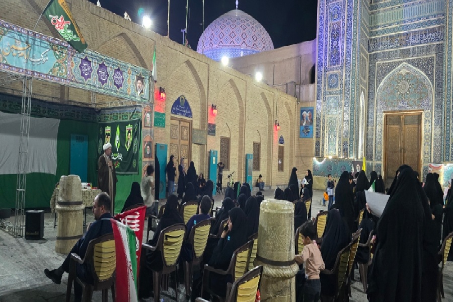 بازدید از موکب های استان یزد توسط  معاون فرهنگی حوزه‌های خواهران کشور