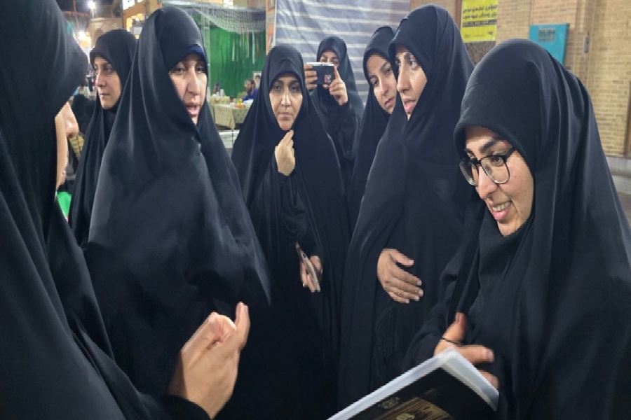 بازدید از موکب های استان یزد توسط  معاون فرهنگی حوزه‌های خواهران کشور