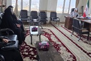 دیدار اعضای دبیرخانه همایش ملی بانوی کُرد با امام جمعه روانسر