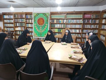 مراسم افتتاحیه طرح اربعین تعالی مدرسه علمیه الزهرا (سلام‌الله‌علیها) رمشک