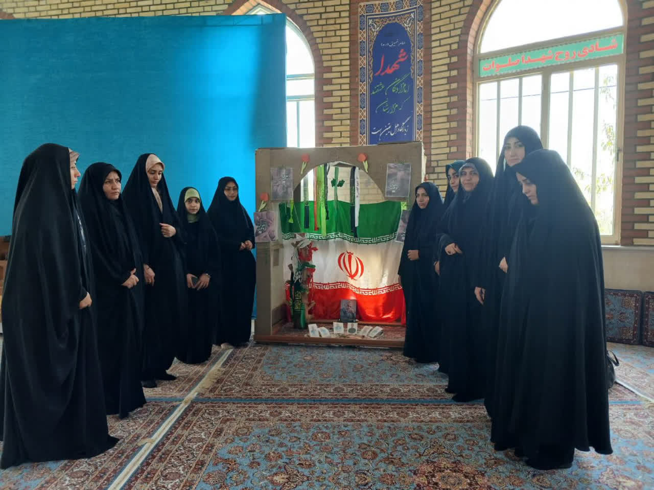 برگزاری آیین افتتاحیه طرح اربعین تعالی در مدرسه علمیه حضرت نجمیه ازنا