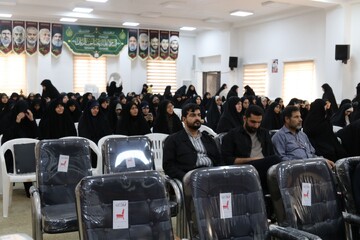 تصاویر/ آیین افتتاحیه سال تحصیلی جدید مدارس علمیه خواهران بوشهر