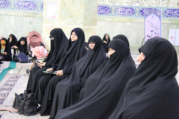 2_حضور مدیر حوزه علمیه قم و مدیران مدارس علمیه استان در مراسم طلیعه حضور