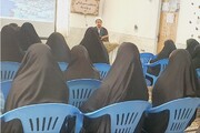 نشست تبیین اهداف و انگیزه‌های طلبگی در مدرسه علمیه فاطمه الزهرا سلام الله علیها خفر