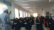 تبیین ضرورت برنامه‌ریزی، مدیریت زمان و ژرف‌نگری در علوم حوزوی در جمع طلاب مدرسه علمیه الزهرا پلدختر