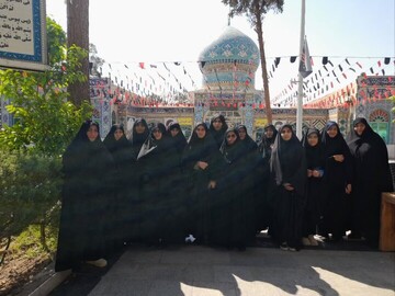 اختتامیه طرح «اربعین تعالی» طلاب جدیدالورود مدرسه علمیه فاطمیه بردسیر