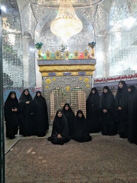 اختتامیه طرح «اربعین تعالی» طلاب جدیدالورود مدرسه علمیه فاطمیه بردسیر