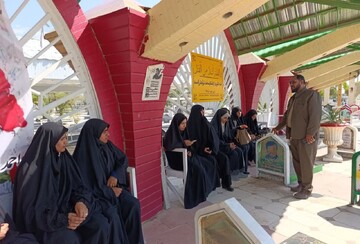 اختتامیه طرح اربعین تعالی طلاب مدرسه علمیه الزهرا(س) جیرفت