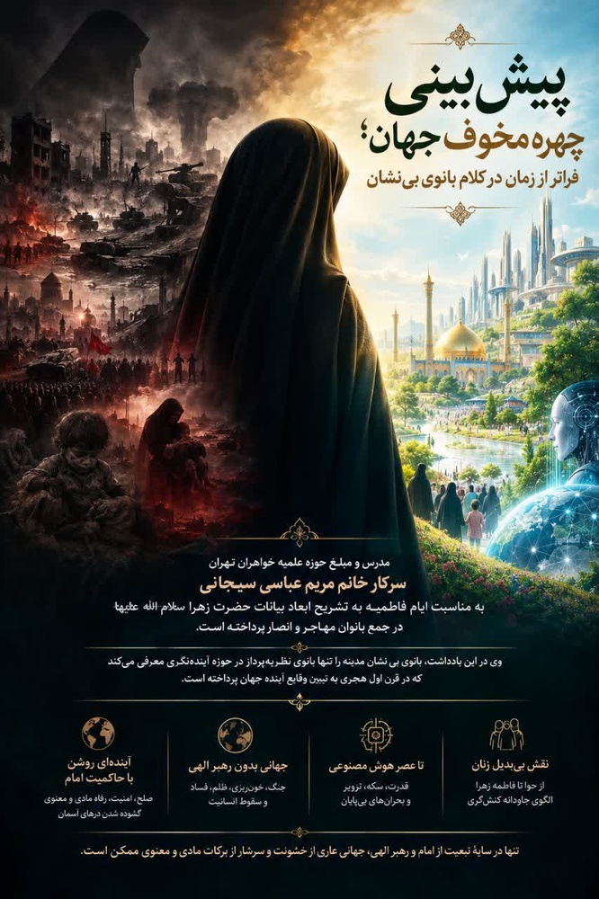 پیش‌بینی چهره مخوف جهان؛ فراتر از زمان در کلام بانوی بی‌نشان