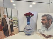 بازدید معاون فرهنگی و مسئول طرح آرمان مدرسه علمیه نورالزهرا(س) از نمایشگاه «قرار هشتم»