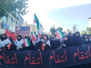 تصاویر/ حضور بانوان طلبه لرستانی در رزمایش اقتدار جان‌فدا ۲